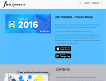 Tablet Screenshot of firstconcert.com